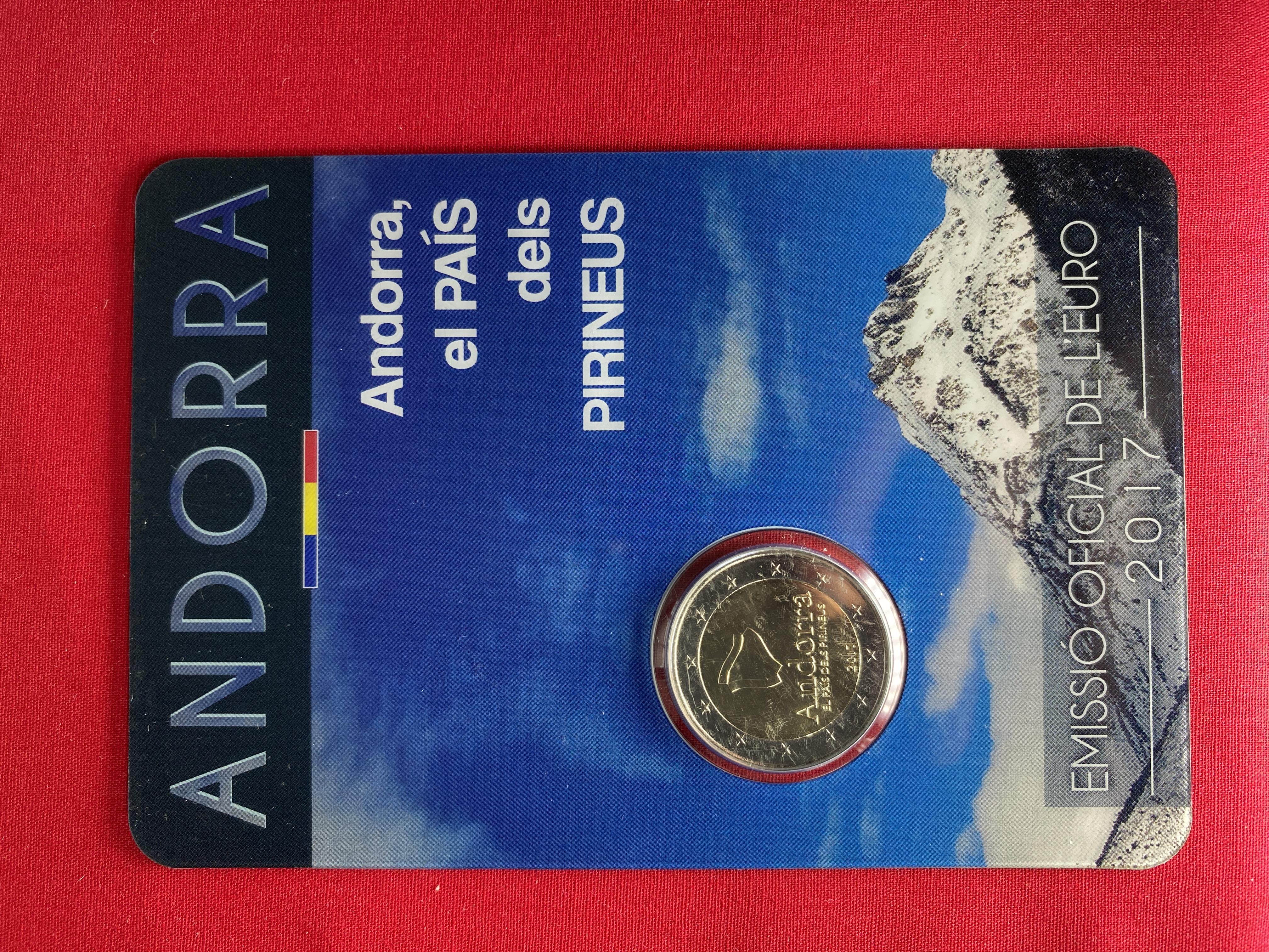 Andorra 2017 -  2 Euro Münze „Das Land in den Pyrenäen“ 