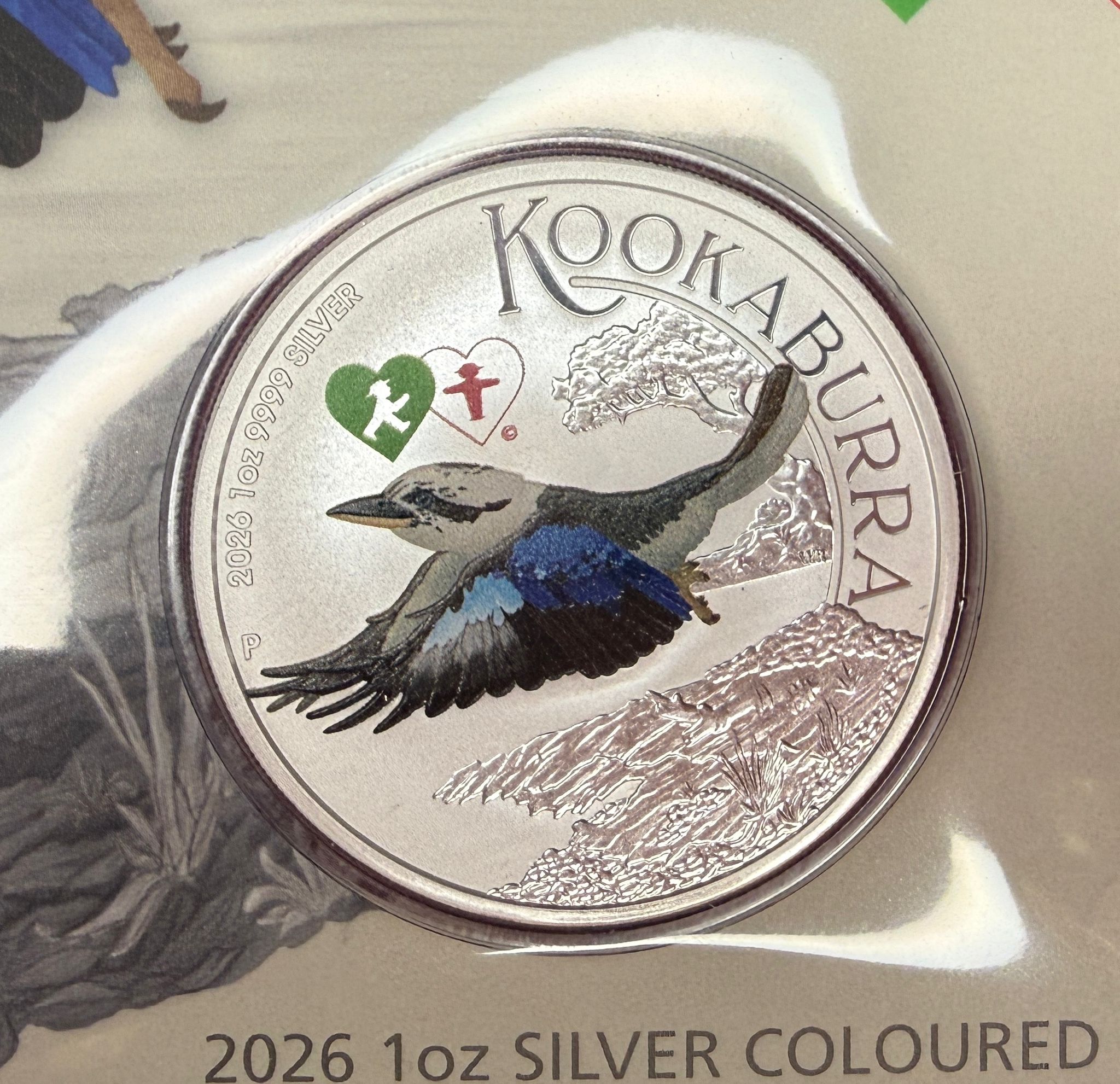 1 Unze Silber Kookaburra 2026 World Money Fair