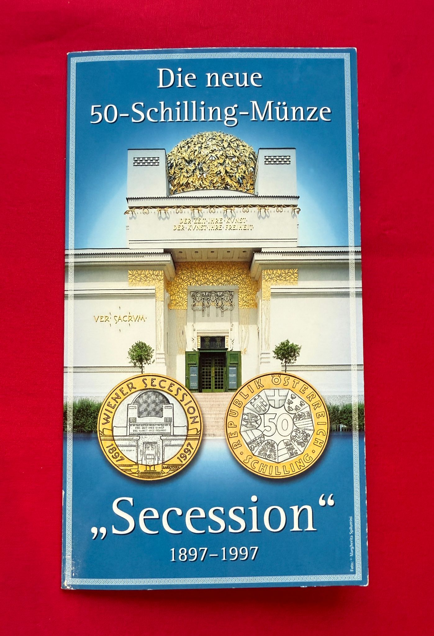 50 Schilling Münze Österreich 1998 - Secession