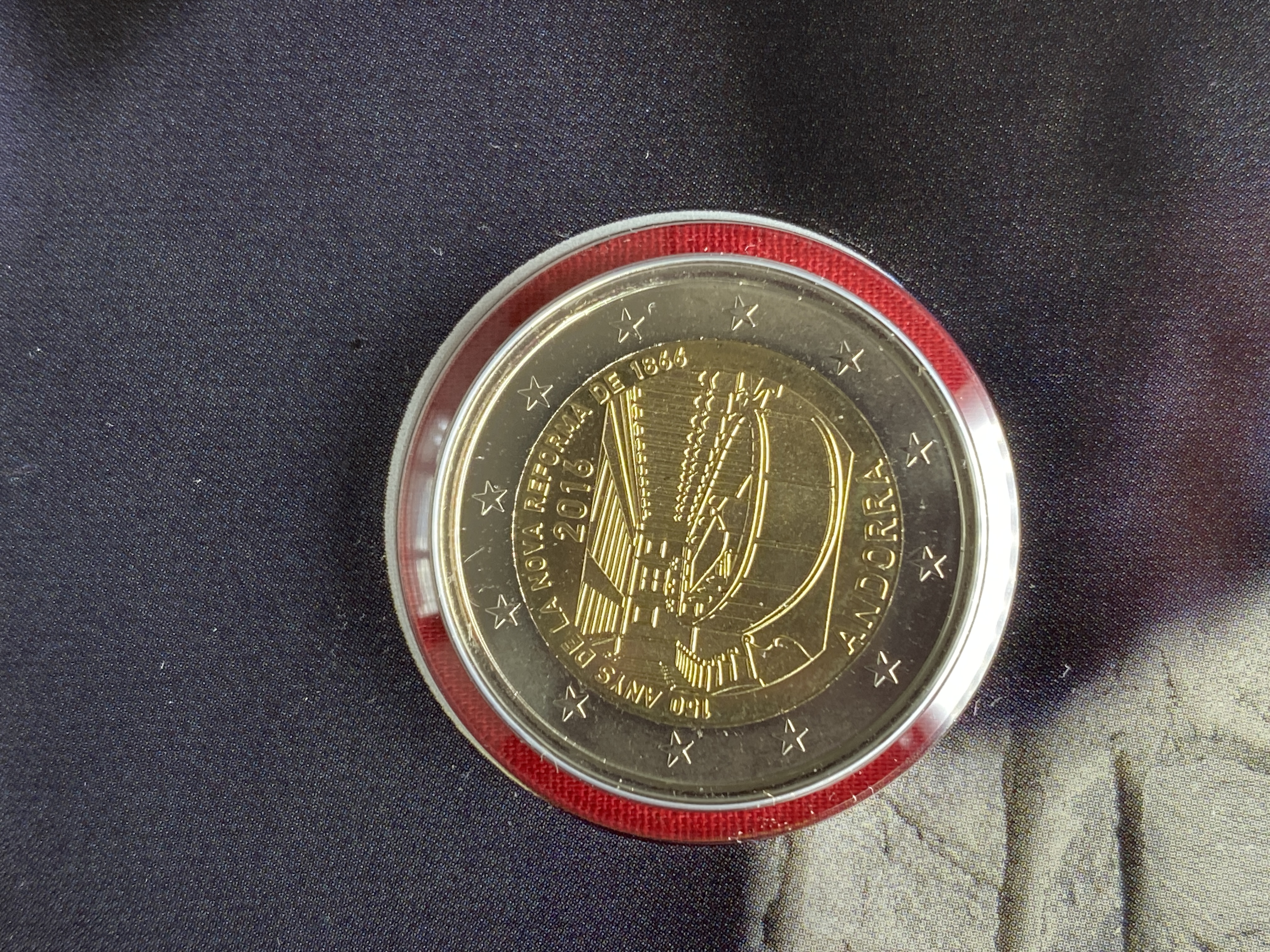 Andorra 2016 - 2 Euro Münze „150 Jahre Neue Reform 1866“ 