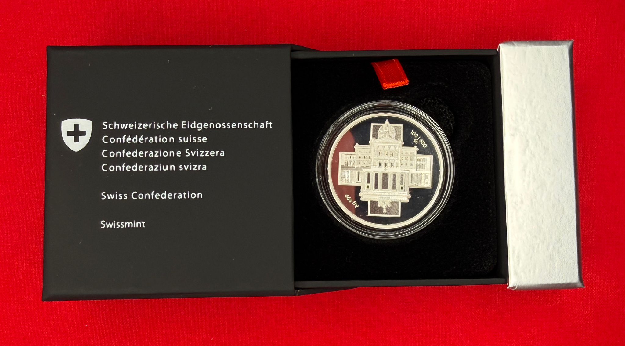 Schweiz 2026 - World Money Fair Medaille 2026 Swissmint Silber 