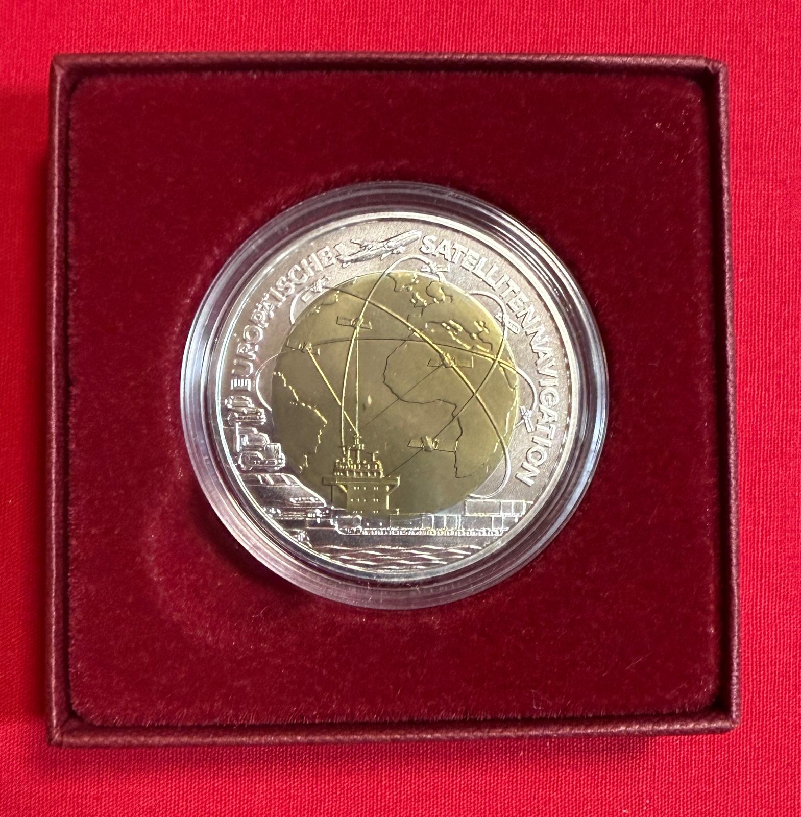 Österreich 2006 - EUROP. SATELLITENNAVIGATION - 25,00 Euro Silber-Niob Münze 