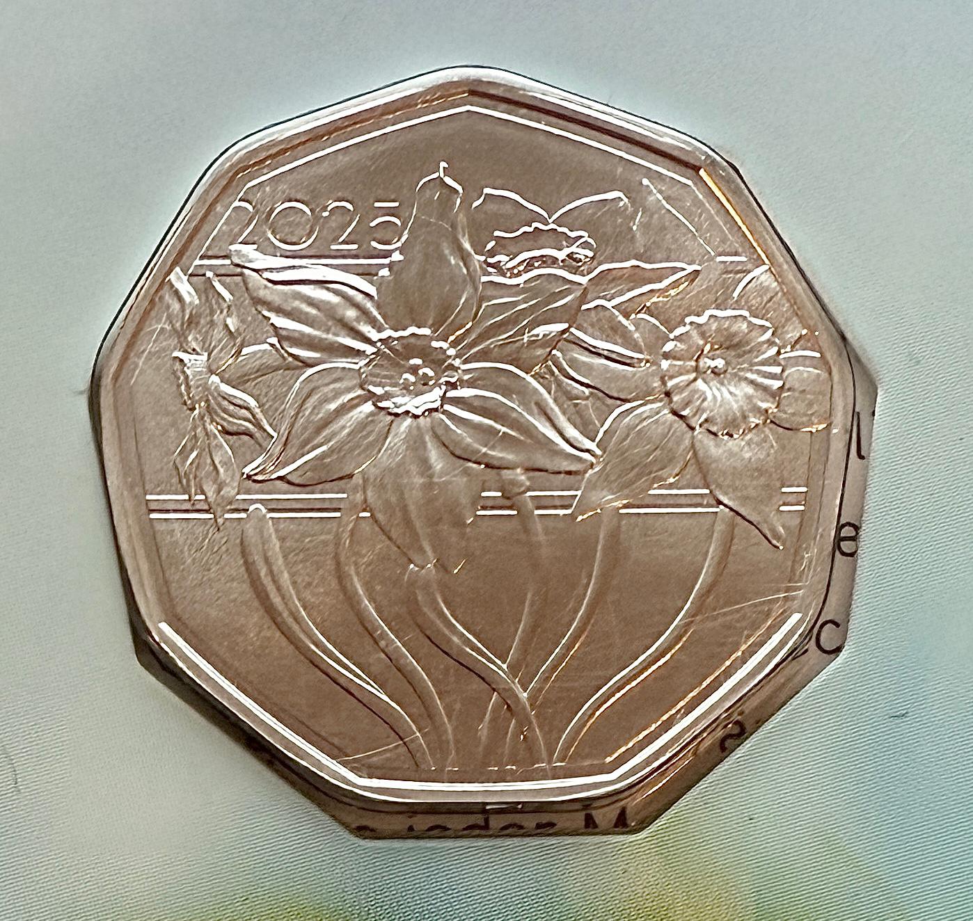 5 Euro Österreich 2025 - Narzissen