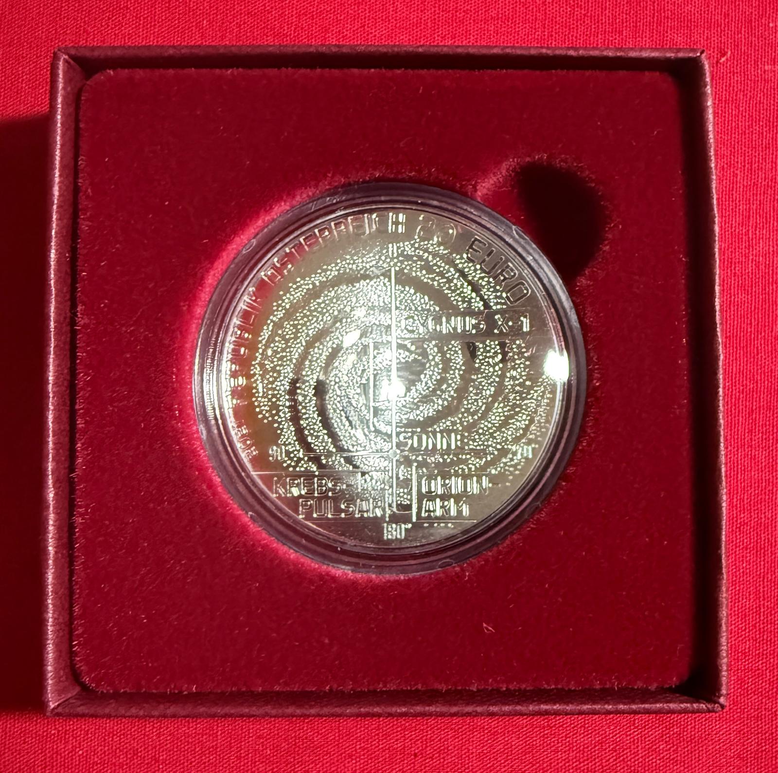 € 20 Milchstraße 2021 - Serie Faszination Universum - Polierte Platte