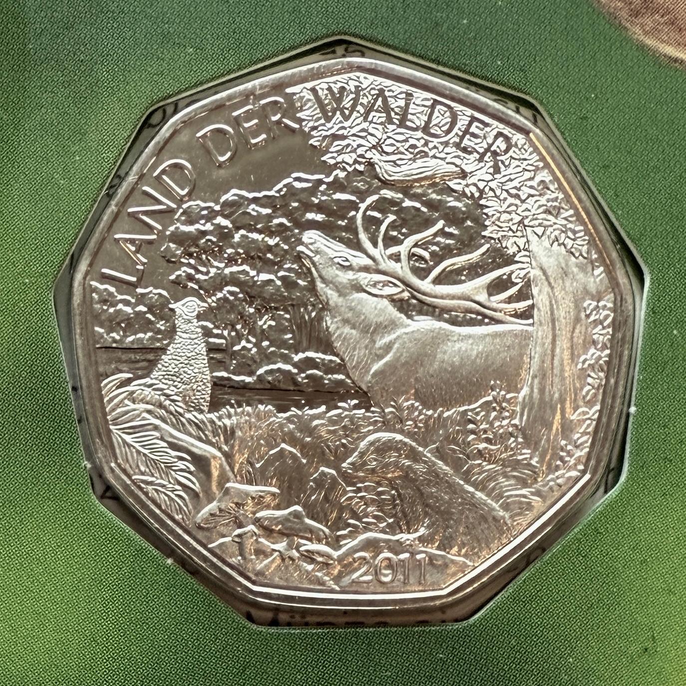 5 Euro Österreich 2011 - Land der Wälder