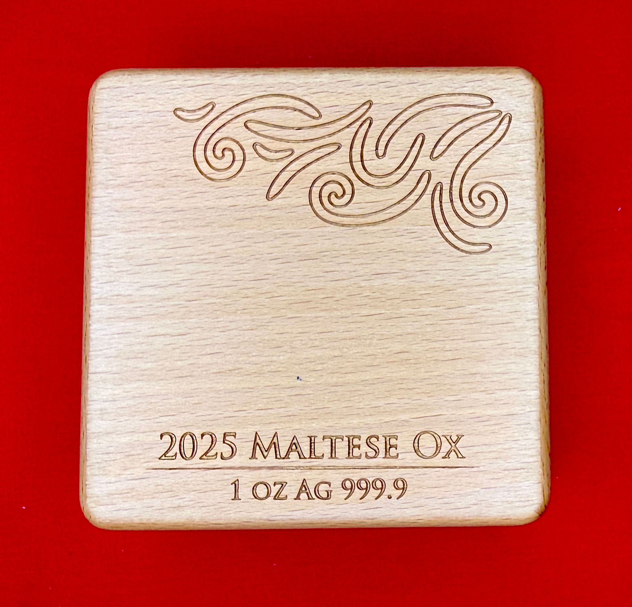Germania Mint/Malta 5 Euro 2025 Ochse/Ox 1 Oz 99,9 Silber