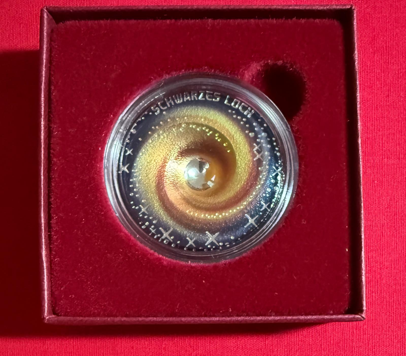 € 20 Schwarzes Loch 2022 - Serie Faszination Universum - Polierte Platte