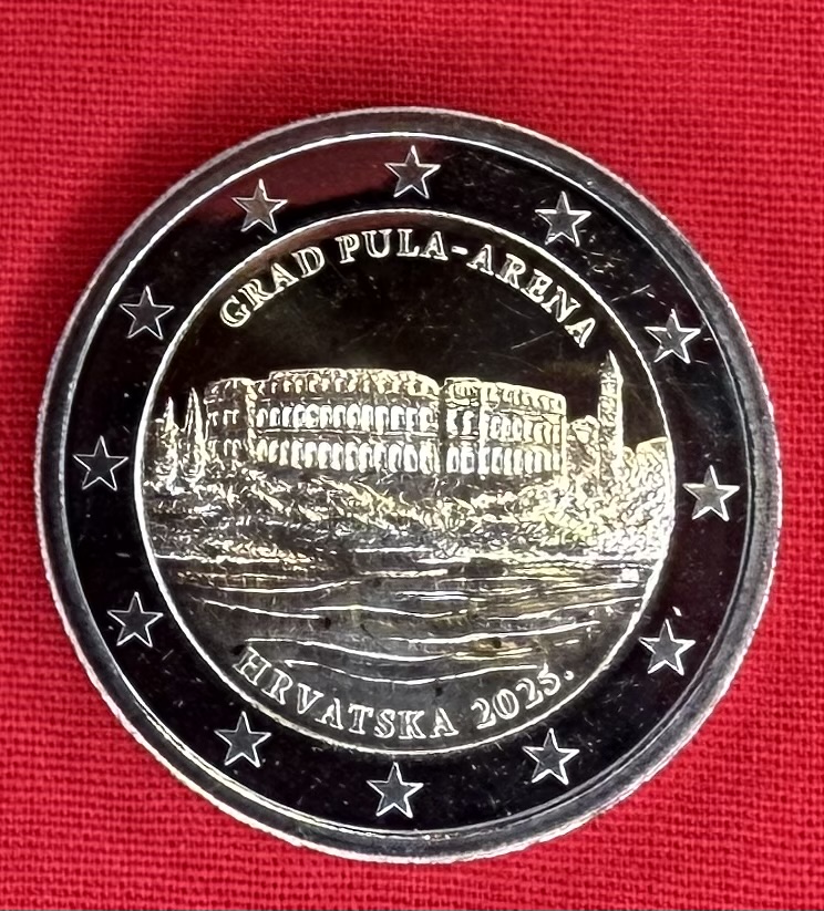 Kroatien 2025 - 2 Euro Münze "Pula - Arena“  