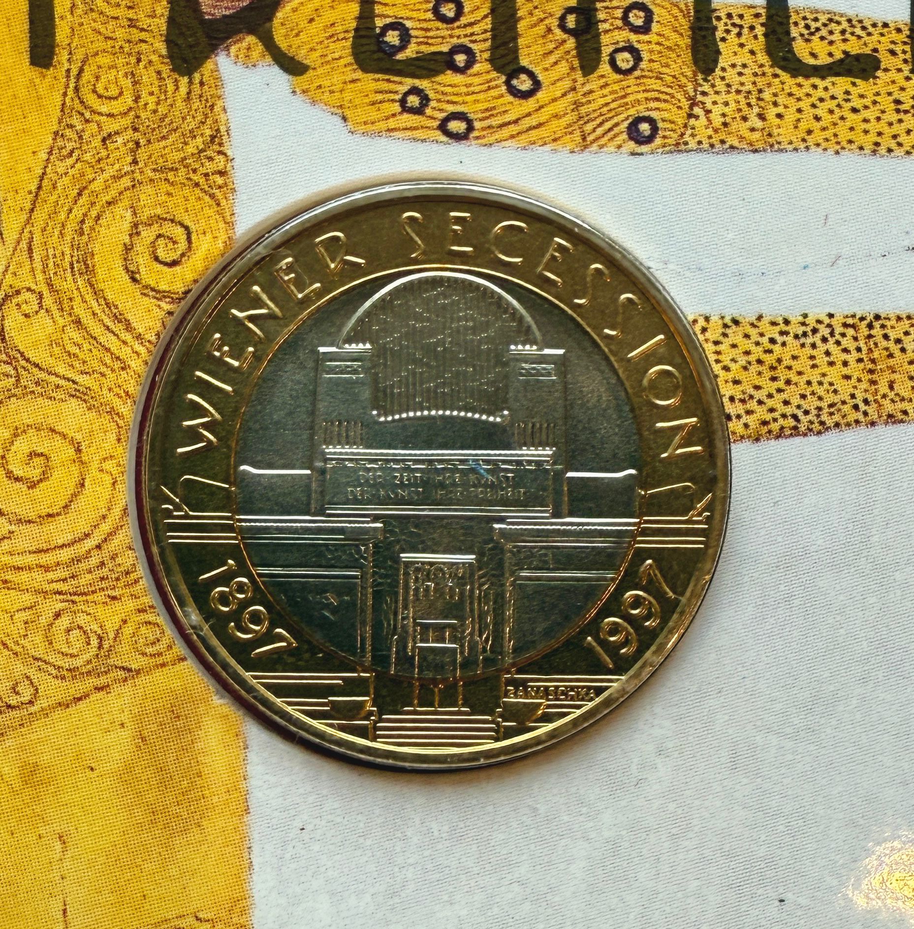 50 Schilling Münze Österreich 1998 - Secession