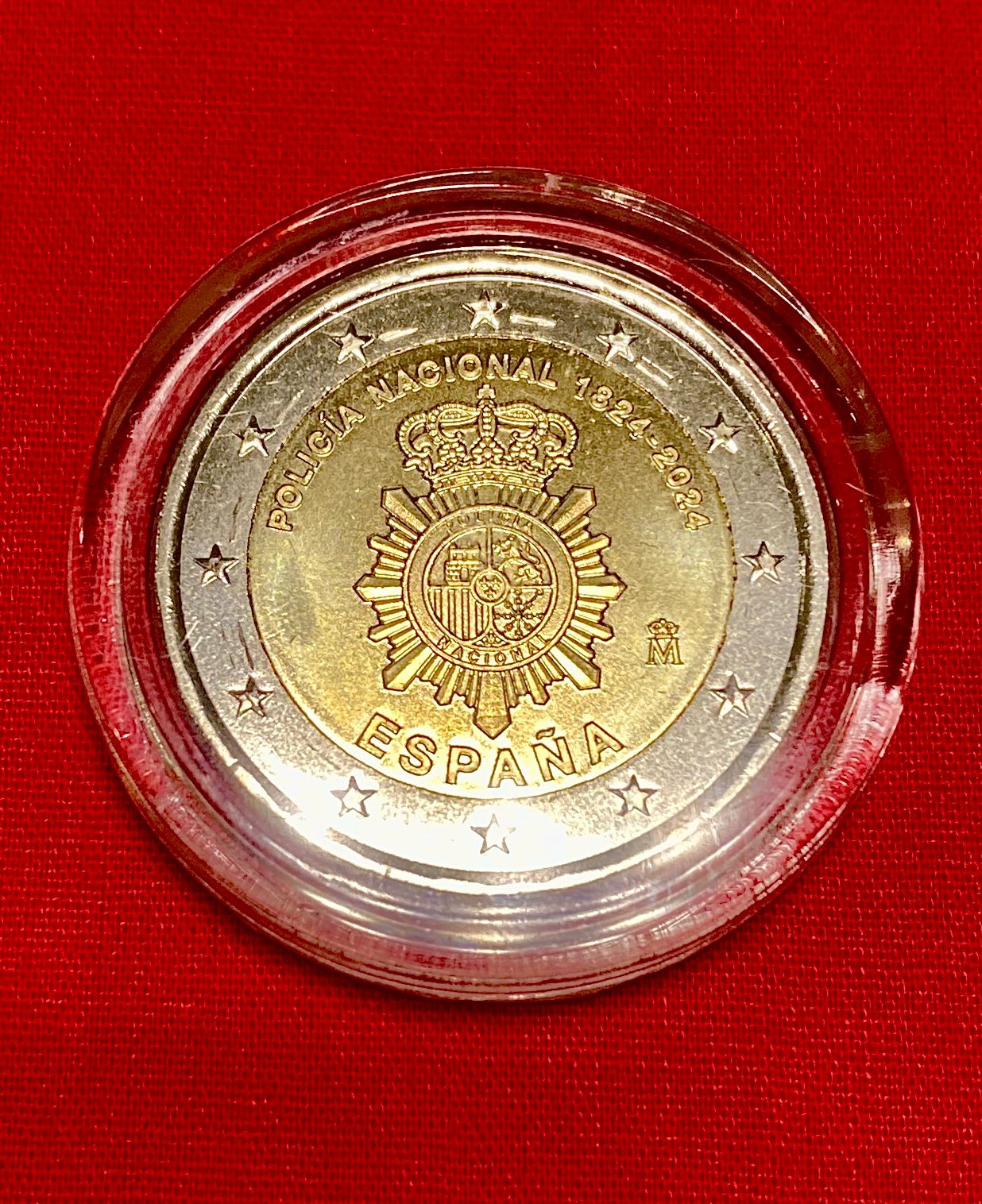 Spanien 2024 - 2 Euro Münze "Spanien Nationale Polizeikorps" 