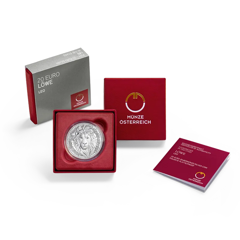 20 Euro Österreich 2026 - Löwe - Serie "Sternbilder"  