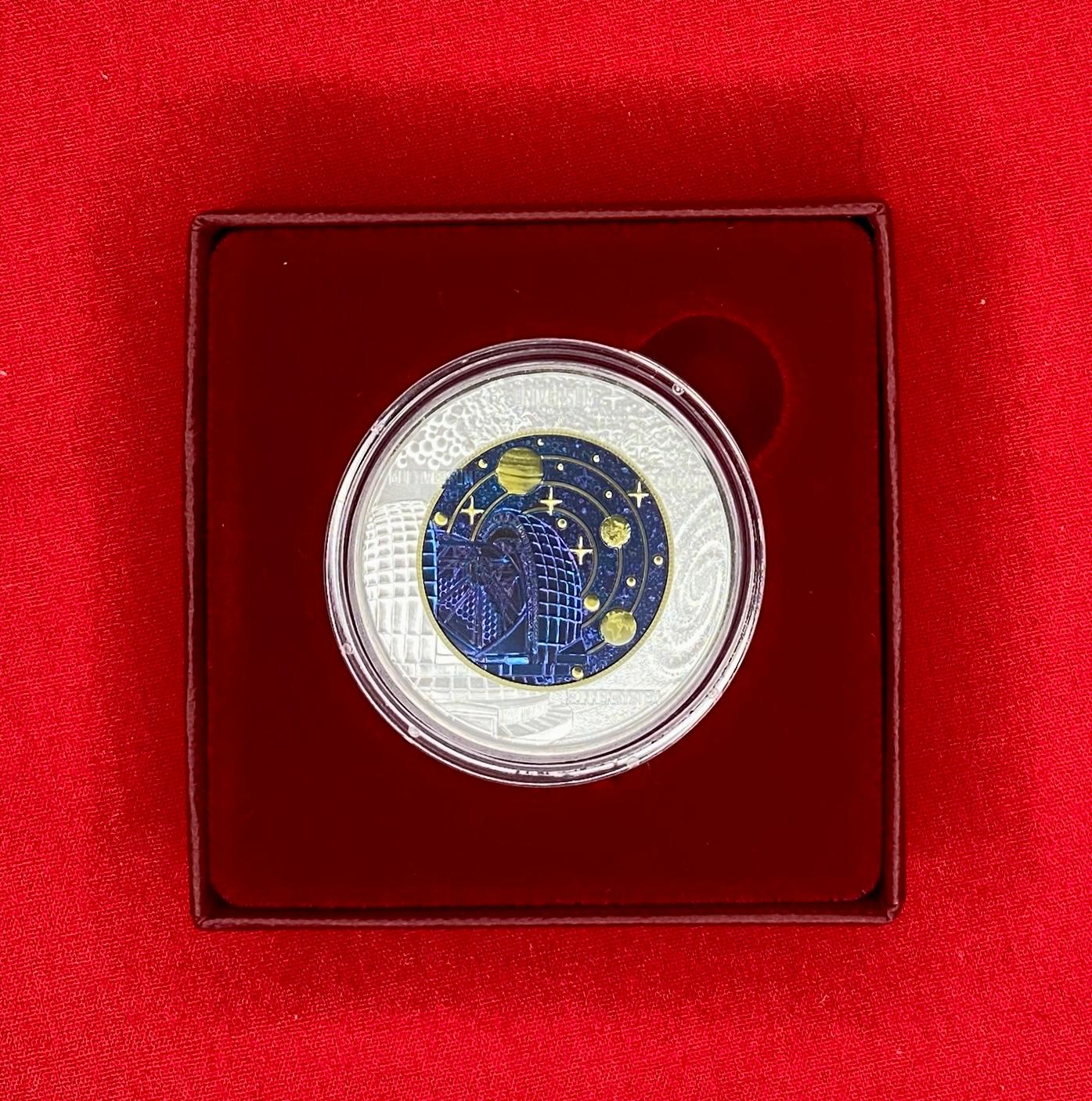 Österreich 2015 - KOSMOLOGIE - 25,00 Euro  Silber-Niob Münze
