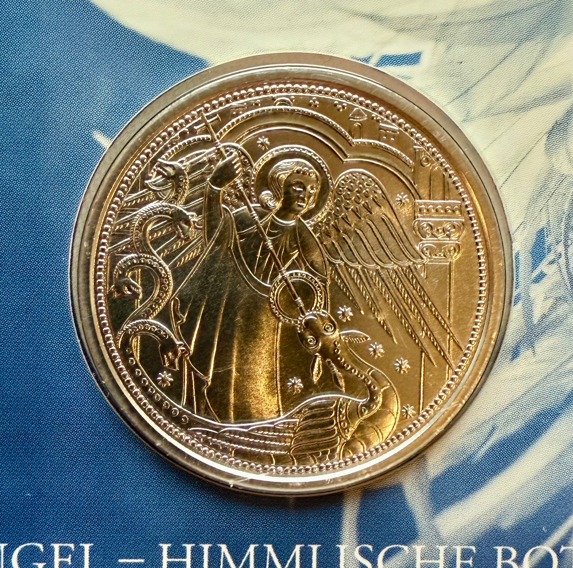 10 Euro Österreich 2017 - Erzengel Michael im Blister - Serie Himmlische Boten