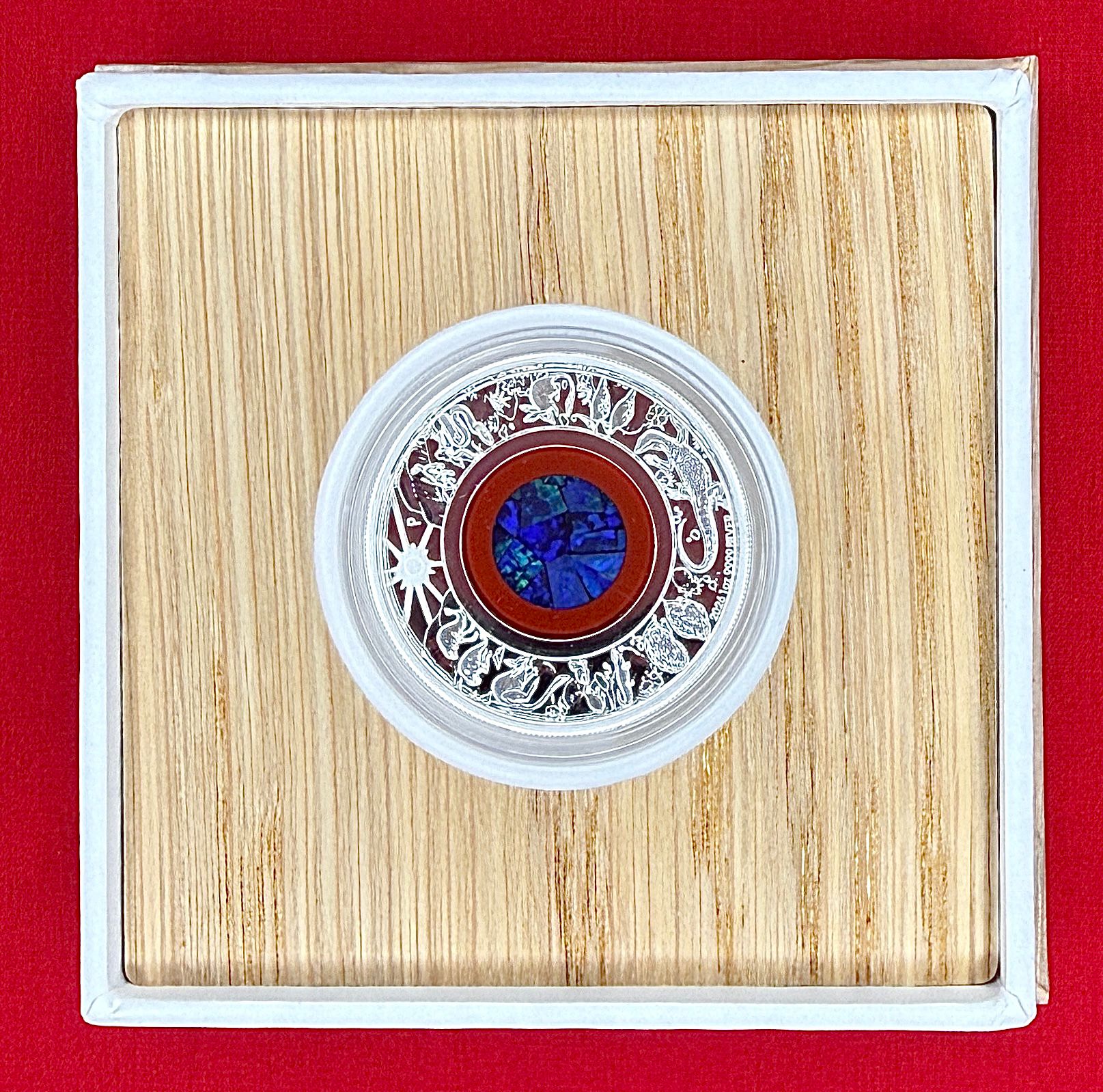 Perth Mint 2026 - Wonders of Australia - The Outback 1 Unze Silber PP mit Opal