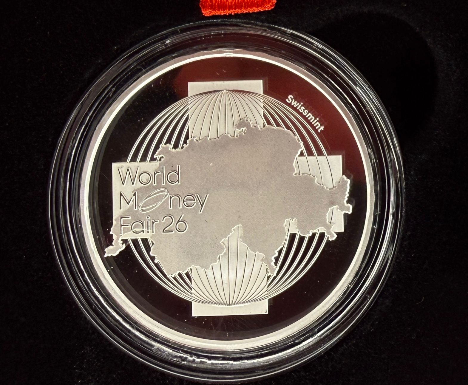 Schweiz 2026 - World Money Fair Medaille 2026 Swissmint Silber 