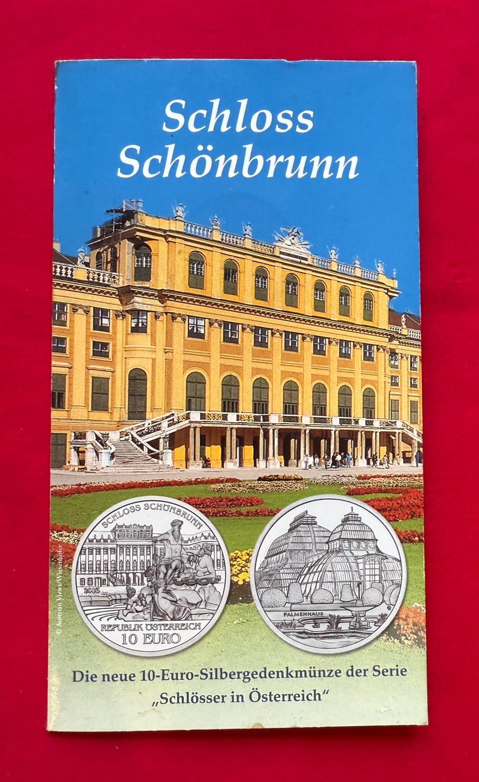 10 Euro Österreich 2003 - Schloss Schönbrunn - Serie Schlösser in Österreich