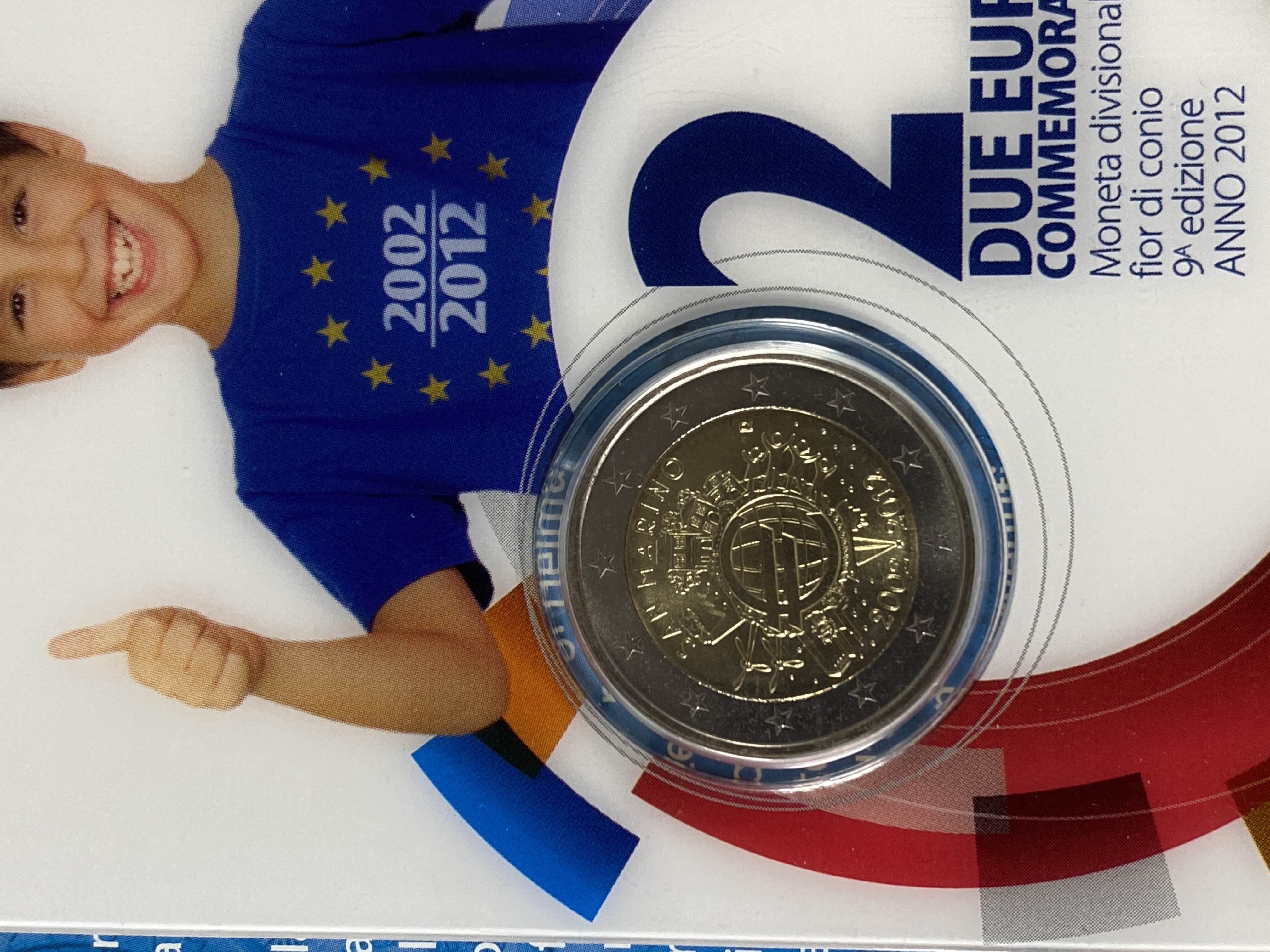 San Marino - 2 Euro Münze „10 Jahre Euro-Bargeldeinführung“ 2012
