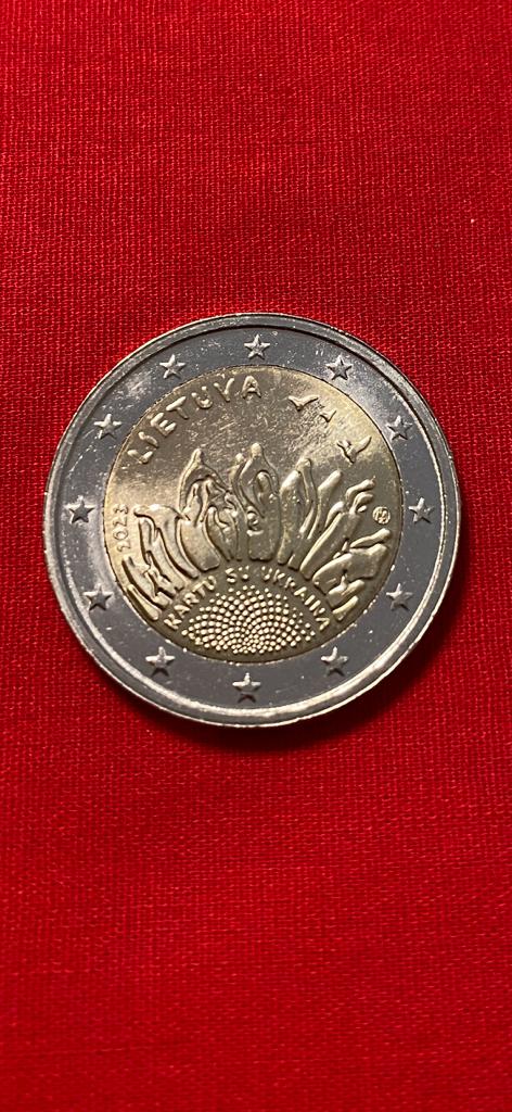 Litauen 2023 - 2 Euro Münze "Zusammen mit der Ukraine“