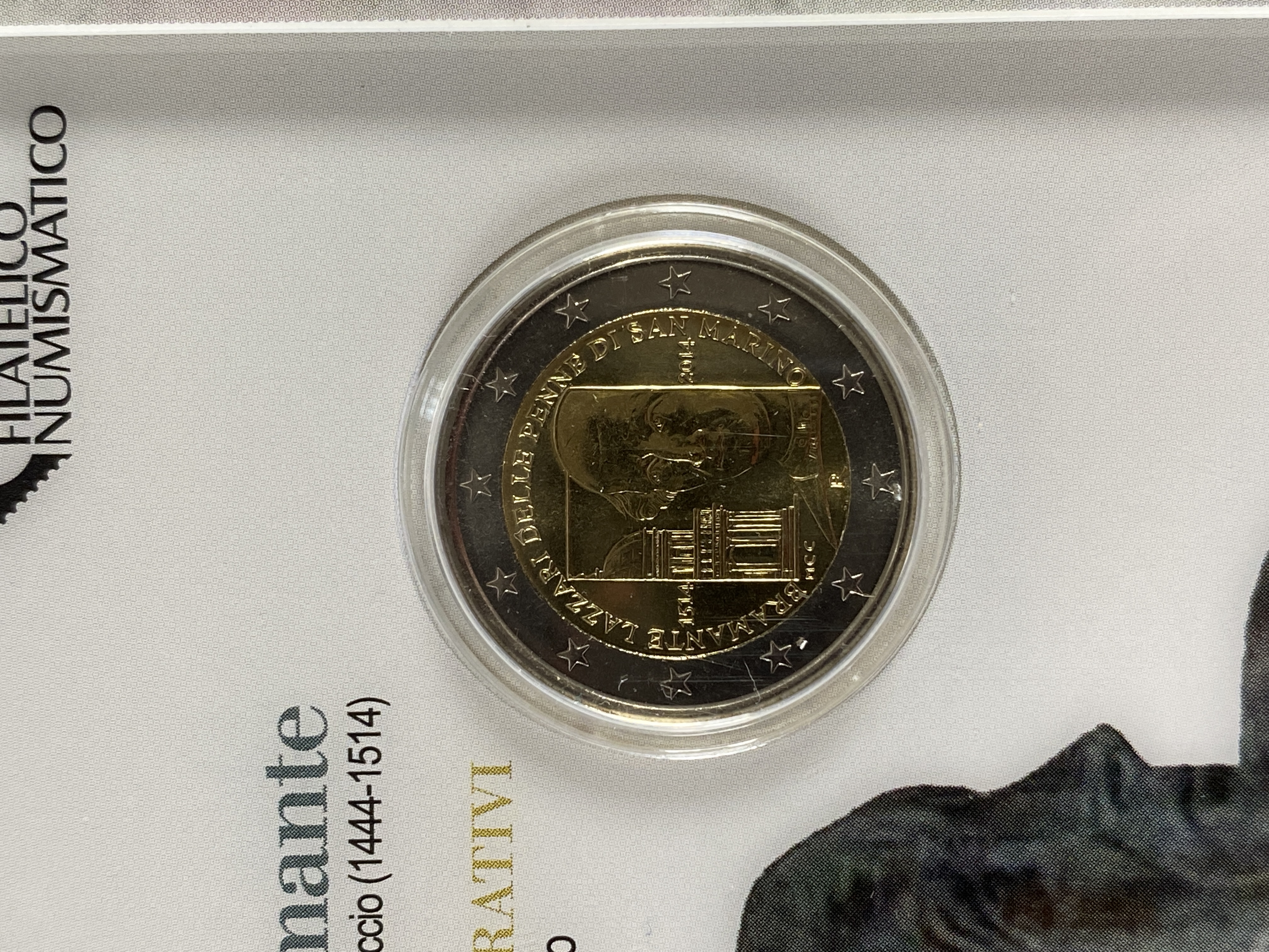 San Marino - 2 Euro Münze „500. Todestag von Donato Bramante“ 2014